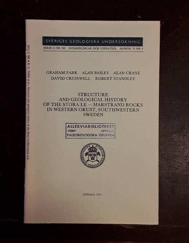 Structure and geological history of the Stora Le-Marstrand rocks in western Orust, southwestern Sweden