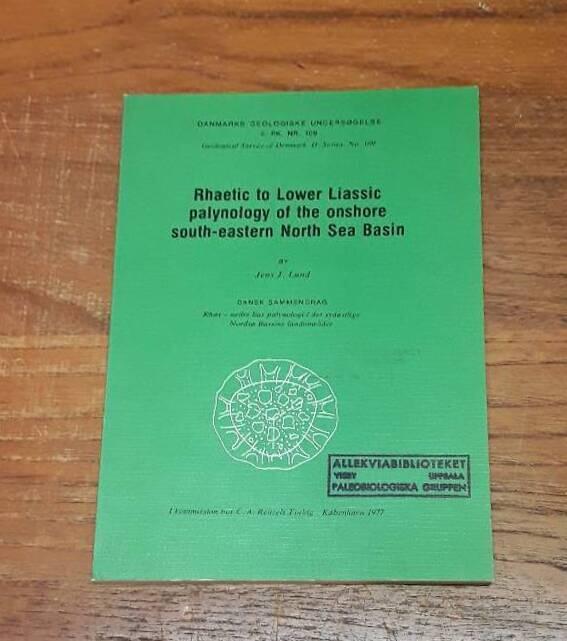 Rhaetic to Lower Liassic palynology of the onshore south-eastern North Sea Basin - Rh&aelig;t - nedre lias palynologi i det syd&oslash;stlige Nords&oslash; Bassins landomr&aring;der