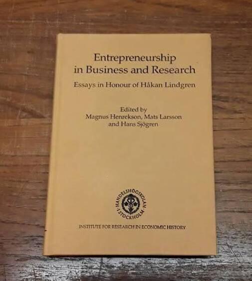 Entrepreneurship in business and research