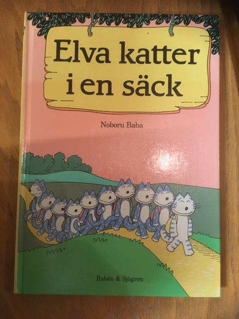 Elva katter i en s&auml;ck