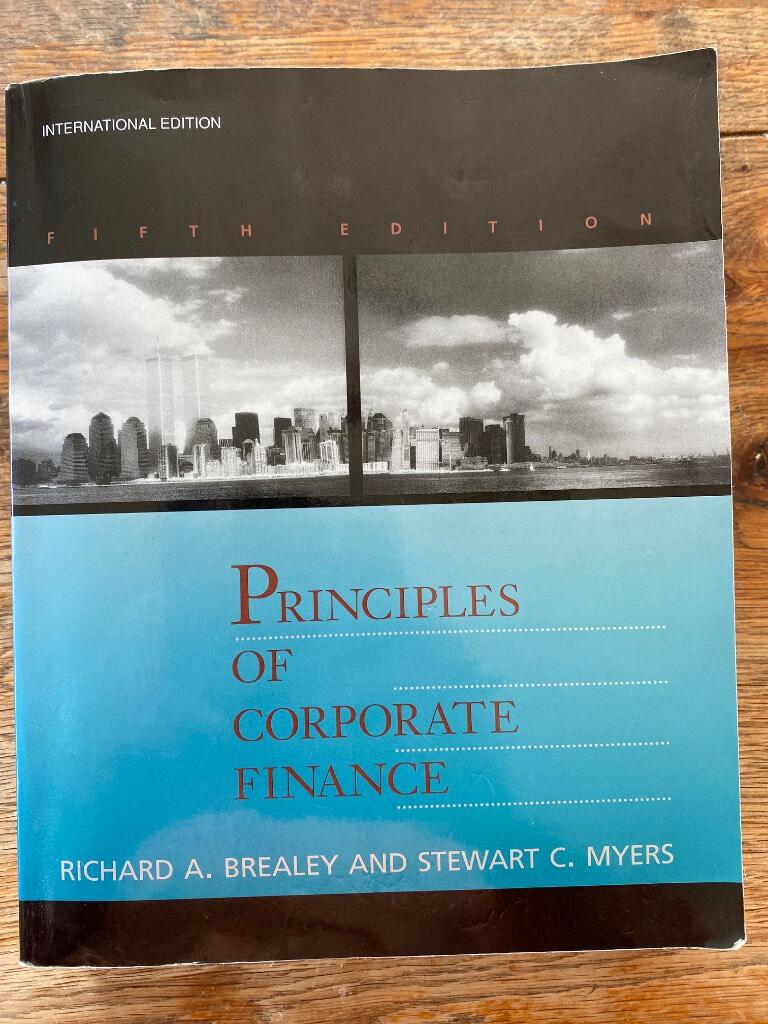 Principles of corporate finance