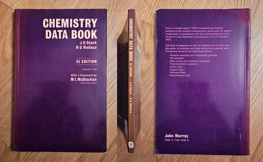 Chemistry data book
