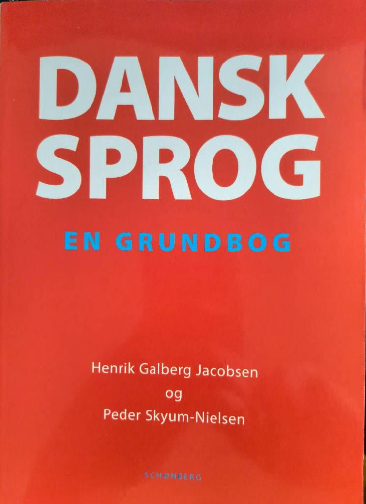 Dansk sprog : en grundbog