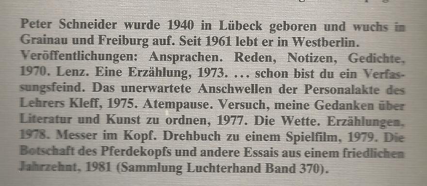 Der Mauerspringer - Erz&auml;hlung