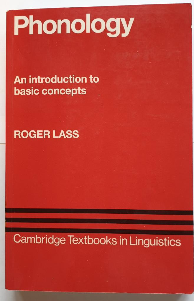 Phonology : an introduction to basic concepts