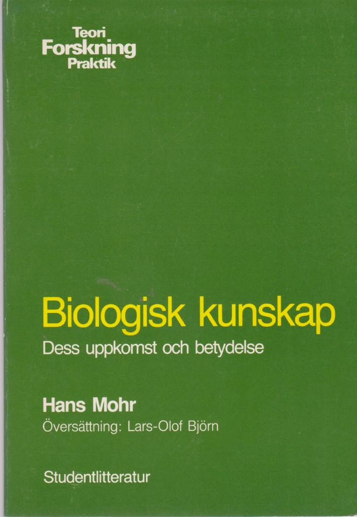 Biologisk kunskap