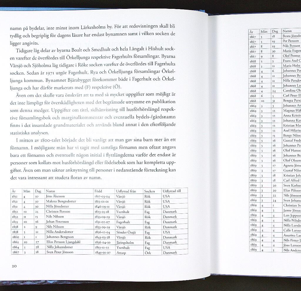 Emigrant&ouml;den fr&aring;n &Ouml;rkelljungabygden