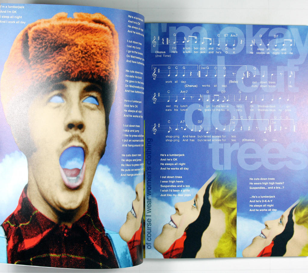 The fairly incomplete and rather badly illustrated Monty Python songbook