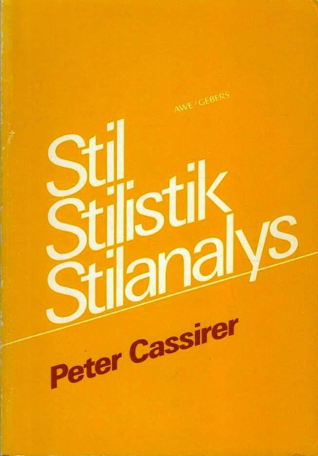Stil, stilistik, stilanalys