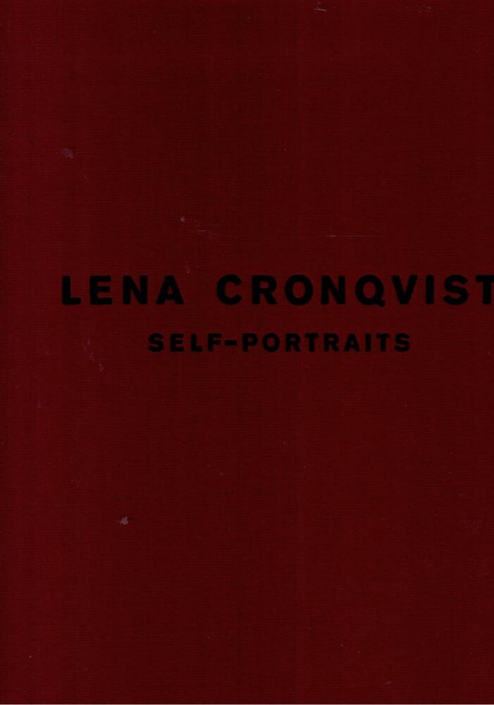 Lena Cronqvist : self-portraits : tempera/oil on linen canvas