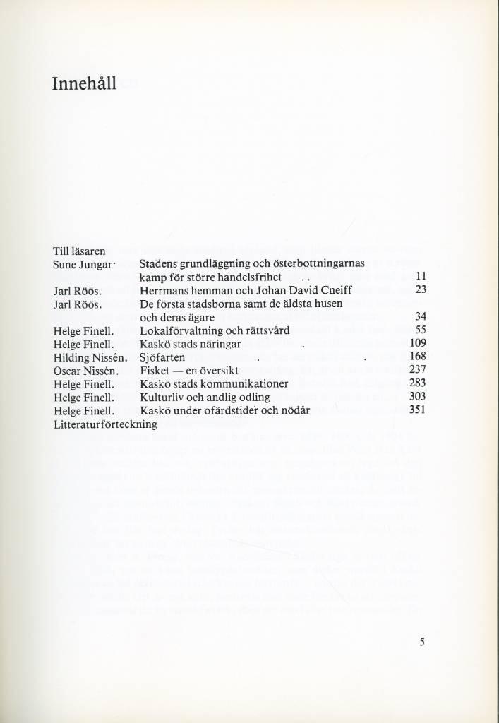 Kask&ouml; stads historia