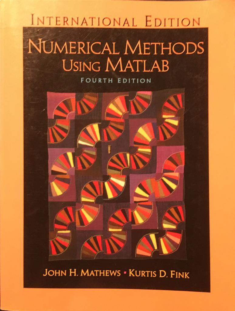 Numerical methods using matlab