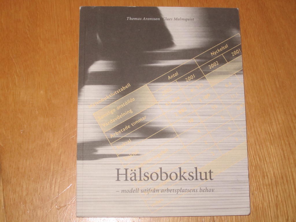 H&auml;lsobokslut -modell utifr&aring;n arbetplatsens behov
