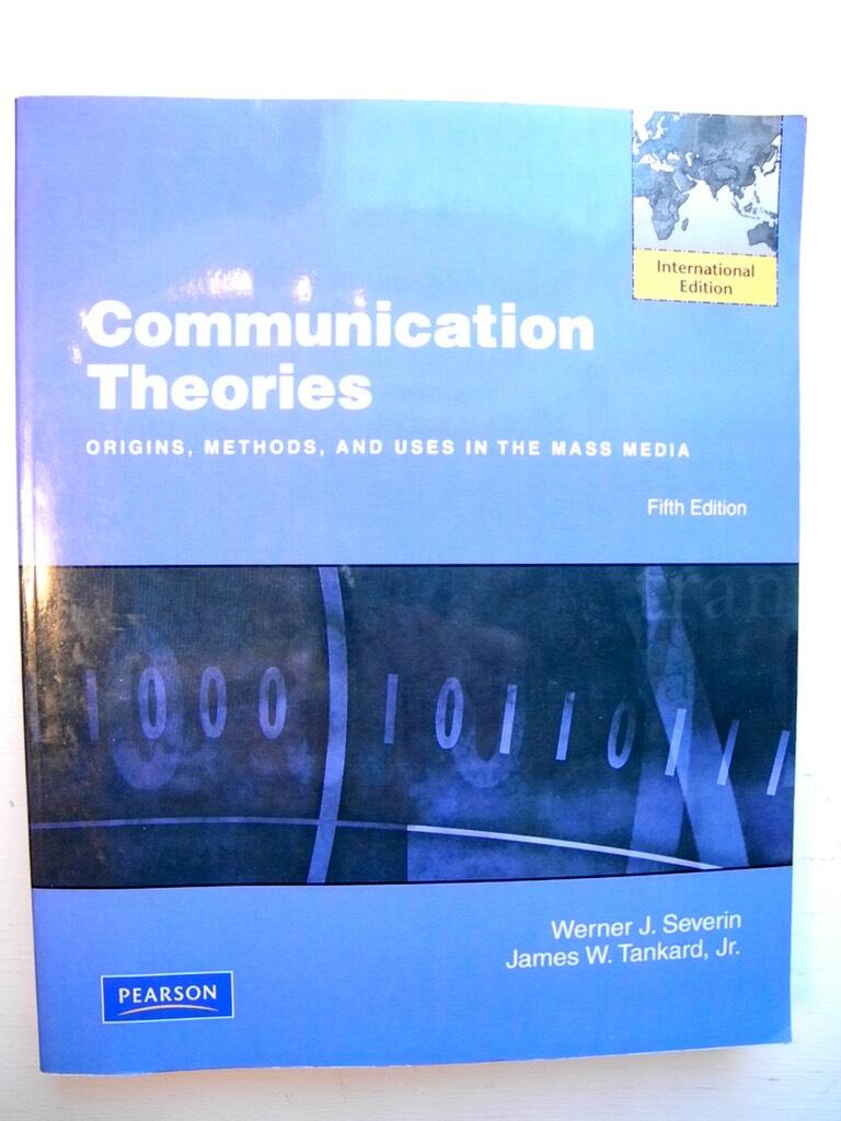 Communication theories - origins, methods, and uses in the mass media