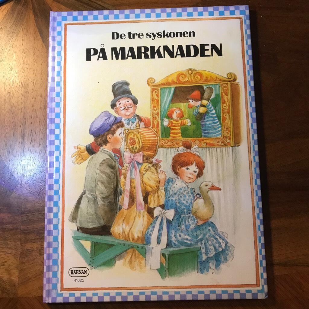 De tre syskonen p&aring; marknaden