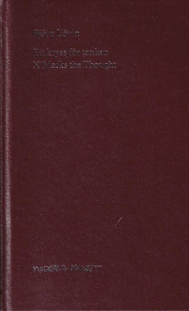 Ett kryss f&ouml;r tanken =X marks the thought