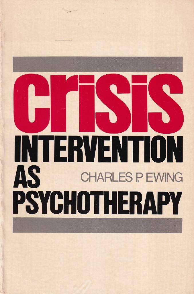 Crisis intervention as psychotherapy