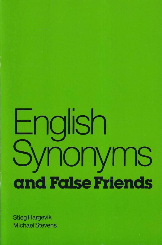 English synonyms and false friends