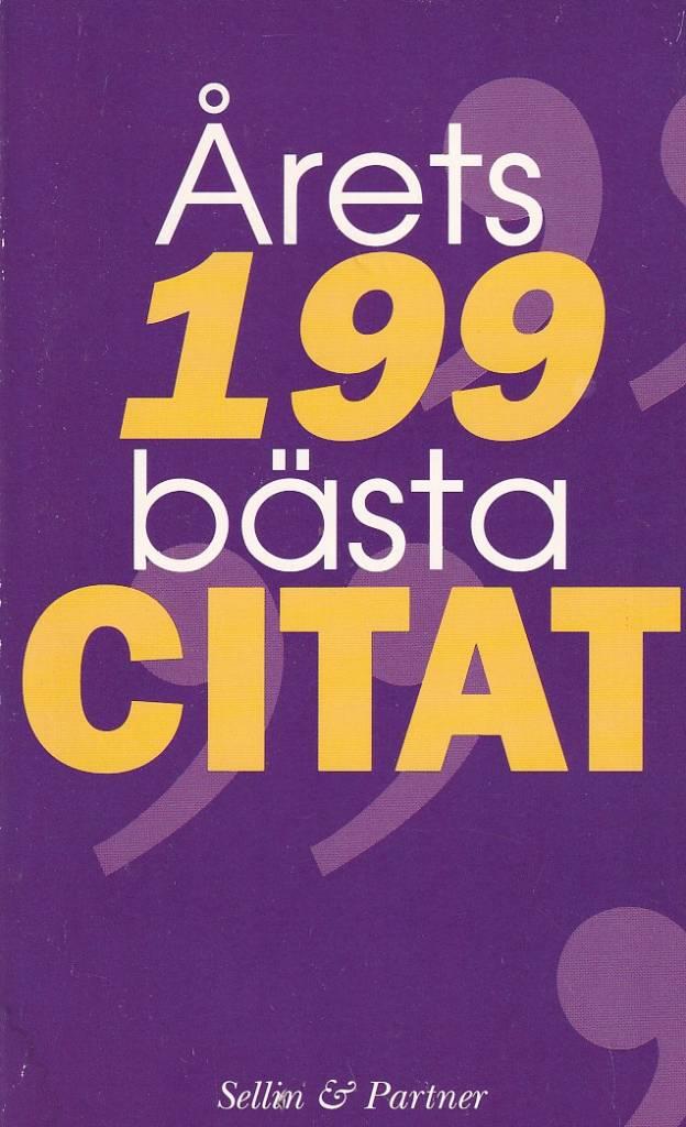 &Aring;rets 199 b&auml;sta citat