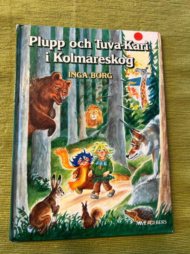 Plupp och Tuva-Kari i Kolm&aring;reskog