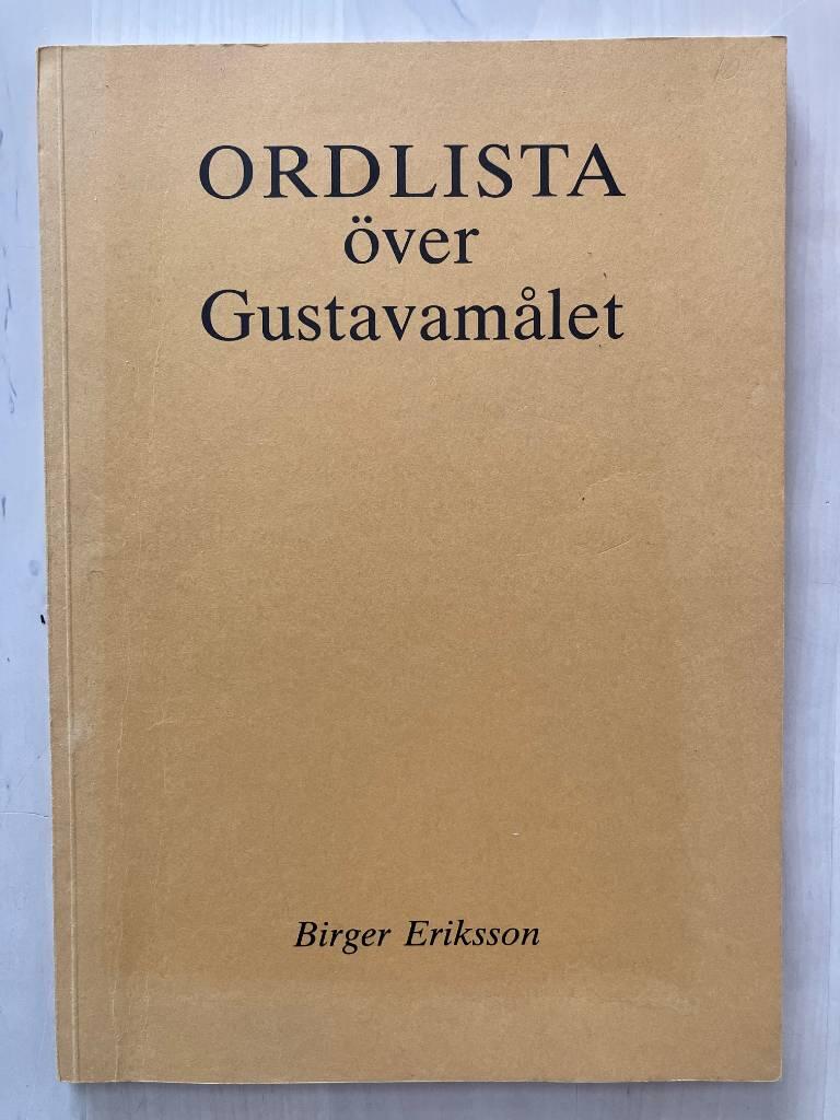 Ordlista &ouml;ver Gustavam&aring;let