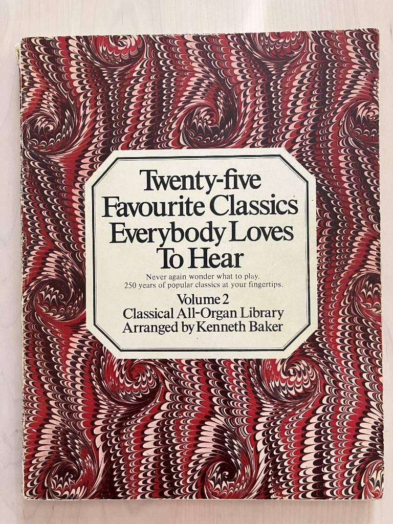 Twenty-five favourite classics everybody loves to hear - Classical all-organ library