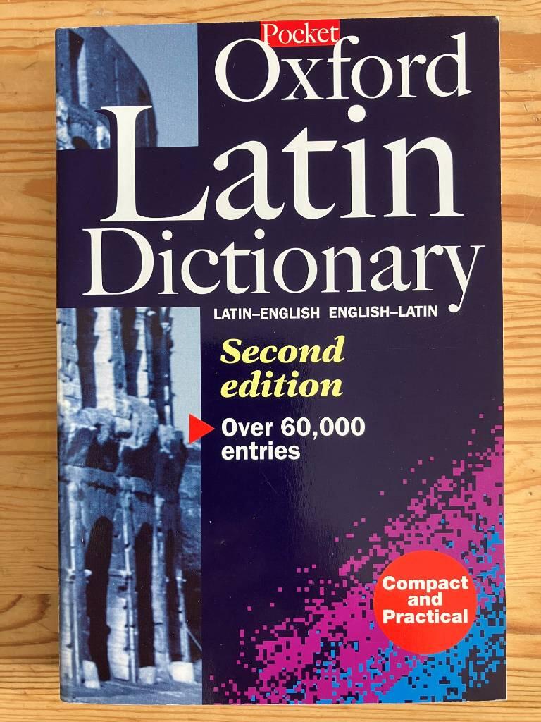 The pocket Oxford Latin dictionary