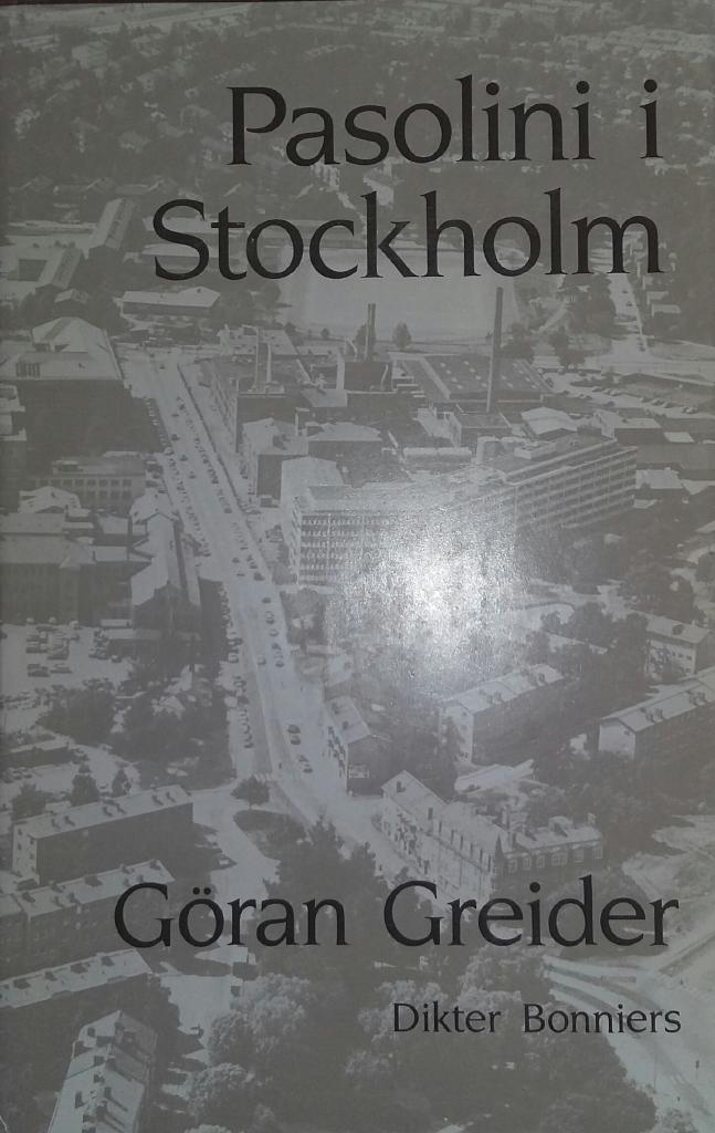 Pasolini i Stockholm : dikter