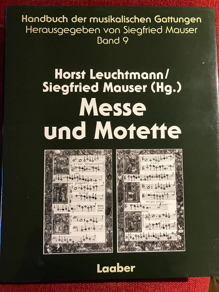 Handbuch der musikalischen Gattungen