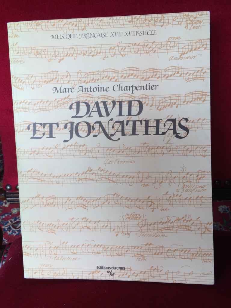 David et Jonathas - trag&eacute;die mise en musique
