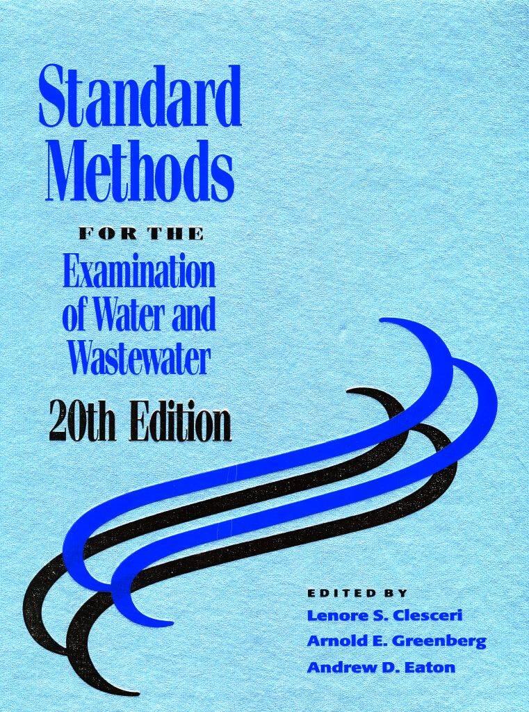 Standard methods for the examination of water and wastewater