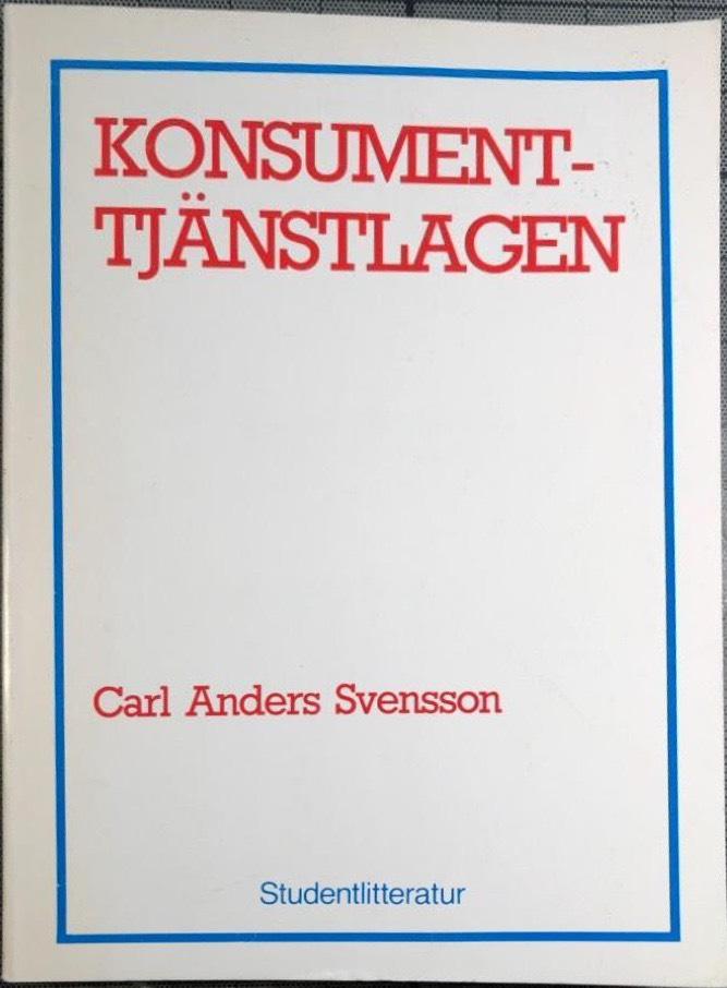 Konsumenttj&auml;nstlagen : kommentar, lagtext, exempel p&aring; standardavtal