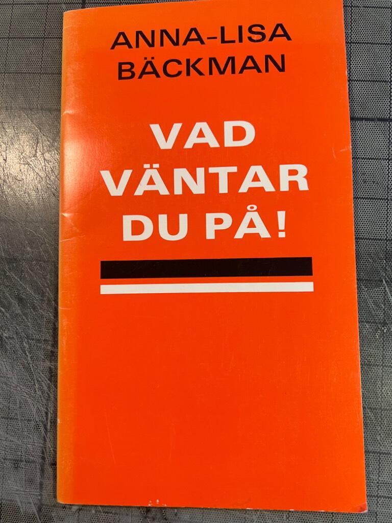 Vad v&auml;ntar du p&aring;?