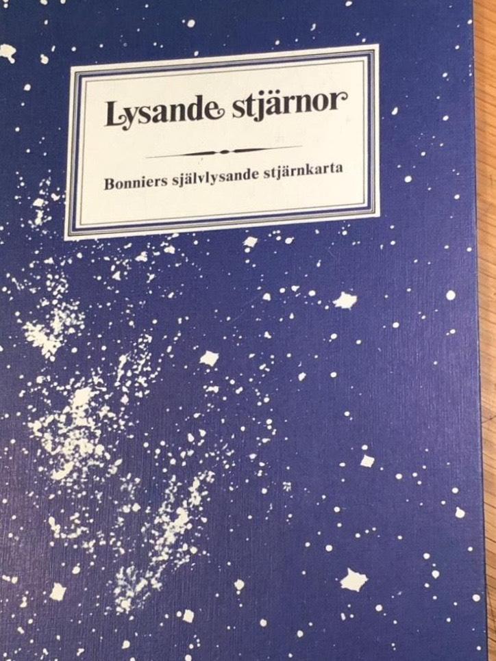 Lysande stj&auml;rnor : Bonniers sj&auml;lvlysande stj&auml;rnkarta