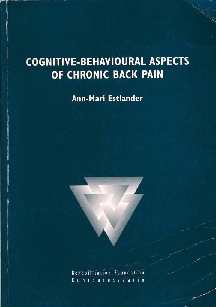 Cognitive-behavioural aspects of chronic back pain