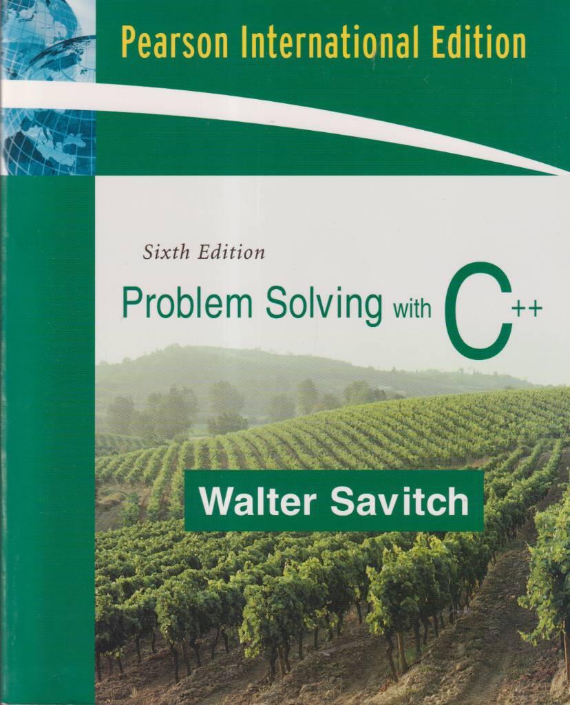 Problem solving with C++