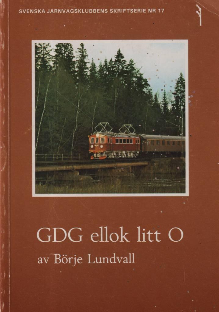 GDG ellok litt O : trafikf&ouml;rvaltningen G&ouml;teborg-Dalarna-G&auml;vles elektriska godst&aring;gslok litt O