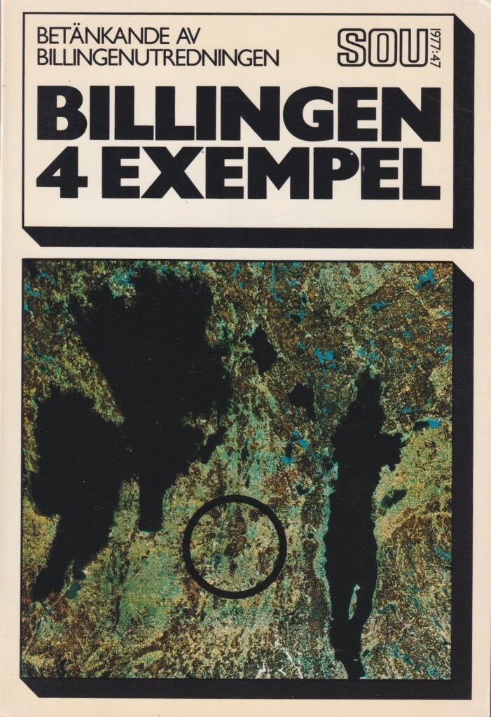 Billingen [Elektronisk resurs] 4 exempel : betänkande