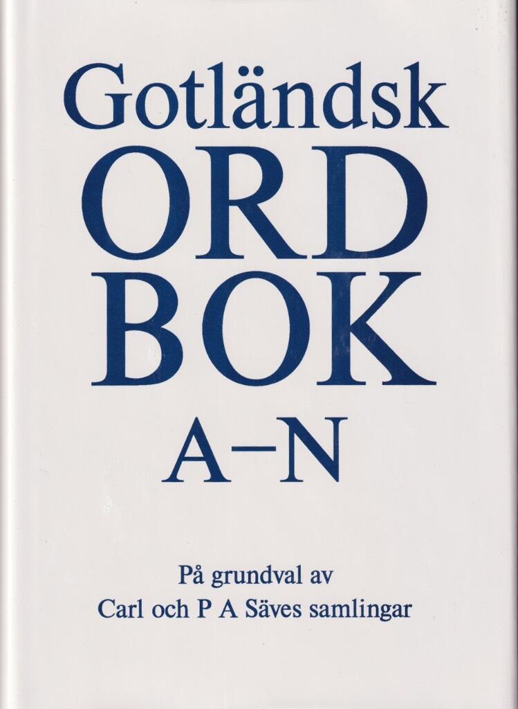 Gotl&auml;ndsk ordbok