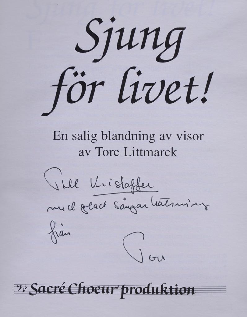 Sjung f&ouml;r livet - en salig blandning av visor