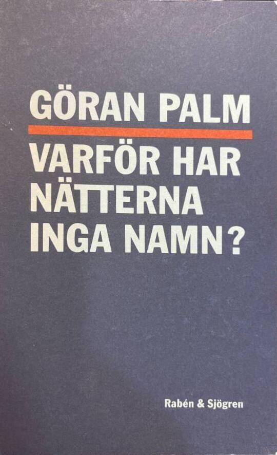 Varf&ouml;r har n&auml;tterna inga namn?
