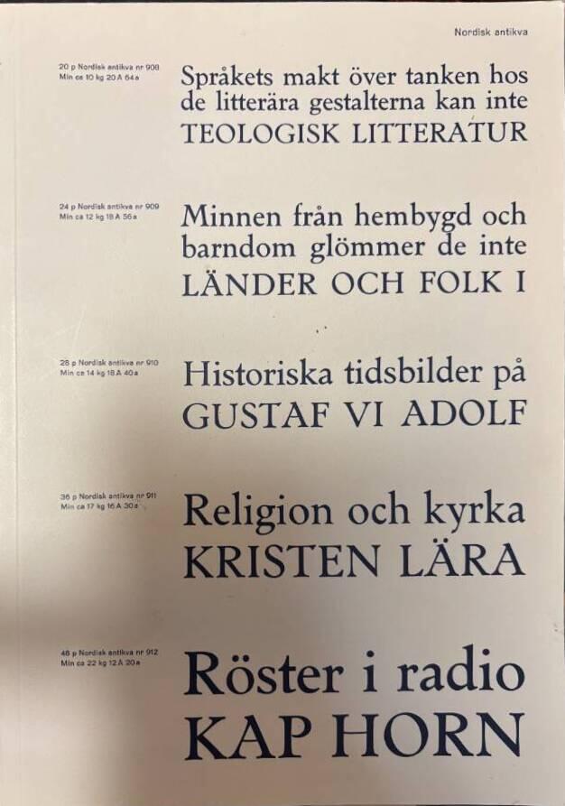 Nordische Antiqua Specimen