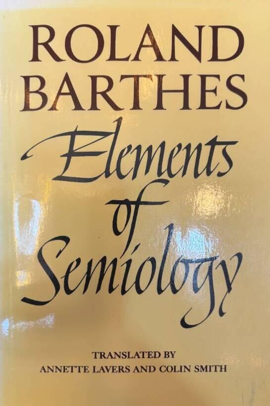 Elements of semiology