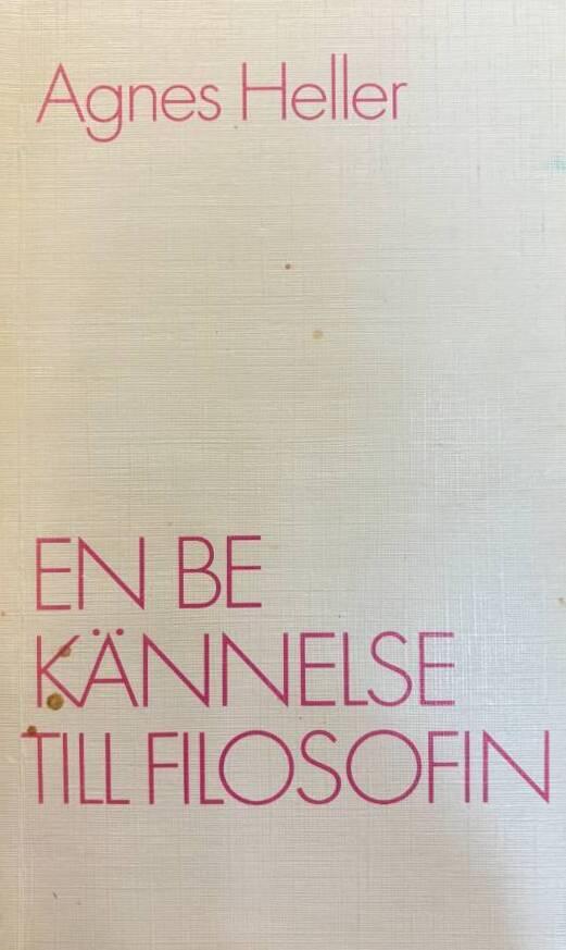En bek&auml;nnelse till filosofin