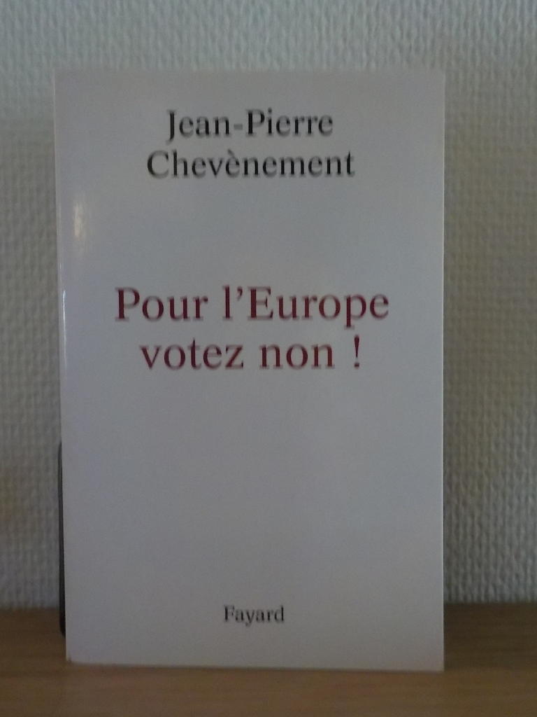 Pour l'Europe votez non!