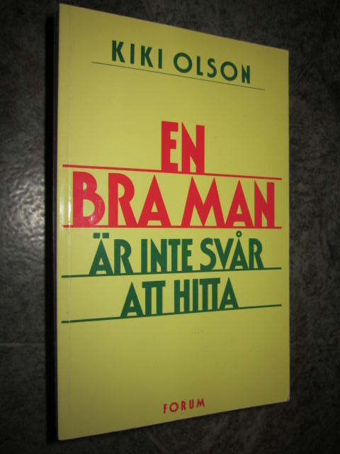 En bra man &auml;r inte sv&aring;r