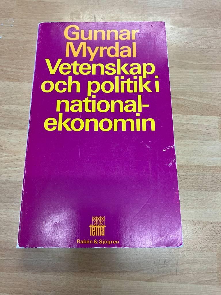 Vetenskap och politik i nationalekonomin
