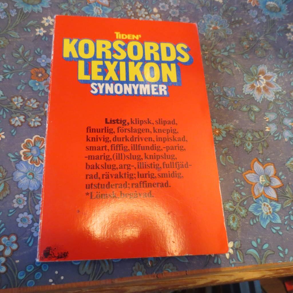 Tidens korsordslexikon : synonymer f&ouml;r korsordsl&ouml;sare och spr&aring;kintresserade
