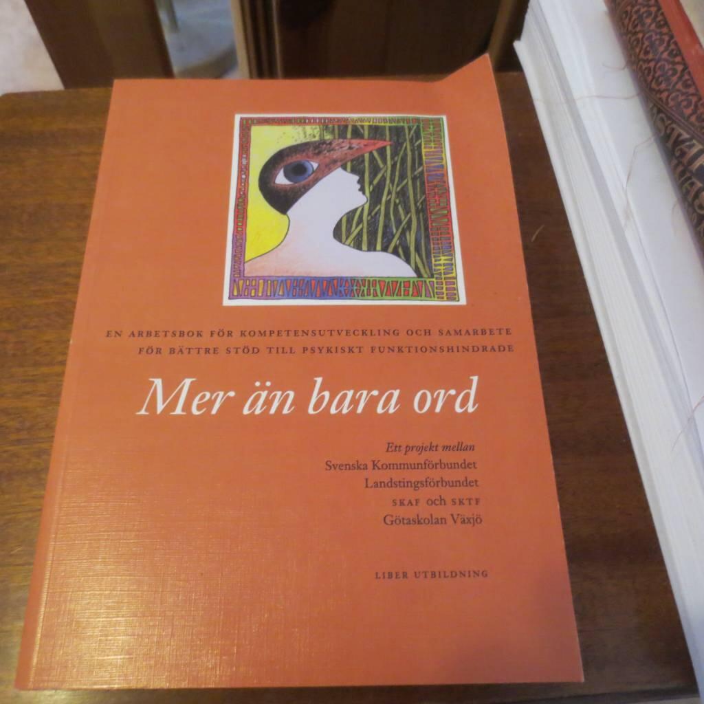 Mer än bara ord : [en arbetsbok för kompetensutveckling och samarbete för bättre stöd till psykiskt funktionshindrade]