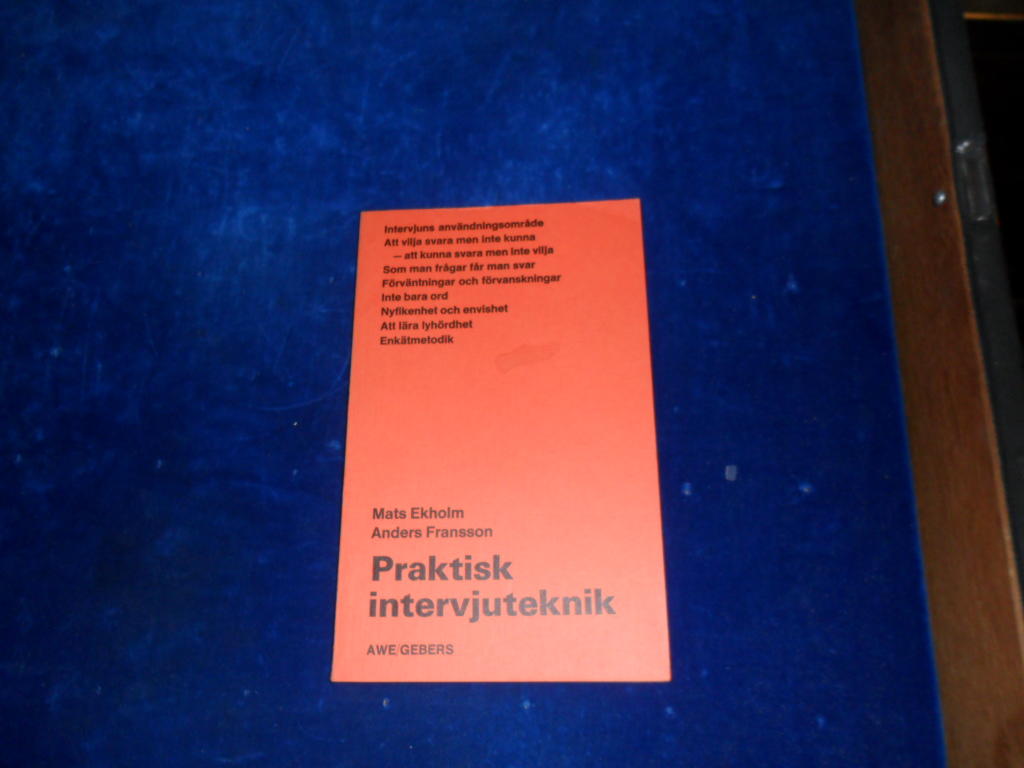 Praktisk intervjuteknik